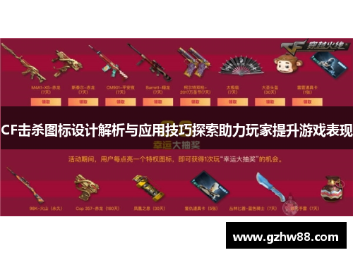 CF击杀图标设计解析与应用技巧探索助力玩家提升游戏表现